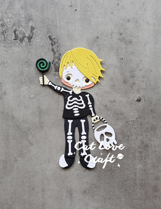 Catlove Halloween Ghost Costume Metal Cutting Dies Scrapbooking Stencil Die Cuts Card Making Craft Embossing New Dies For 2020