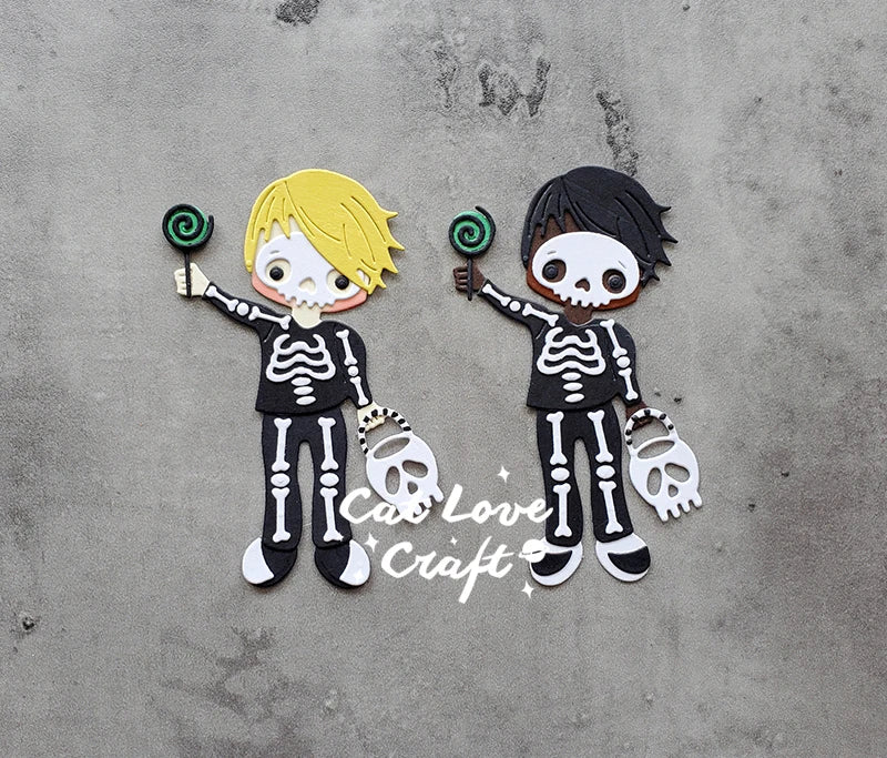 Catlove Halloween Ghost Costume Metal Cutting Dies Scrapbooking Stencil Die Cuts Card Making Craft Embossing New Dies For 2020