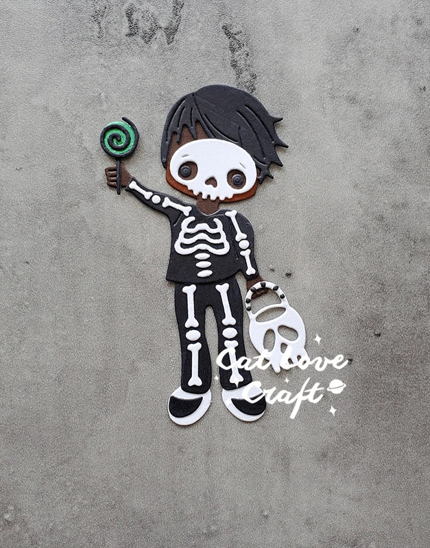 Catlove Halloween Ghost Costume Metal Cutting Dies Scrapbooking Stencil Die Cuts Card Making Craft Embossing New Dies For 2020