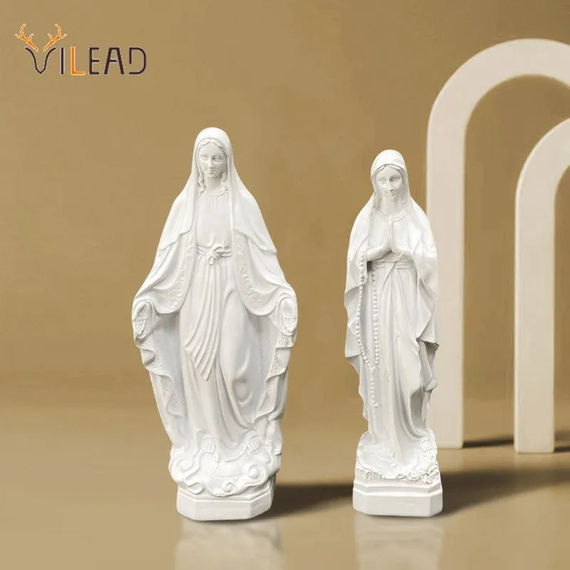 Vilead Our Lady of Guadalupe Figure Virgin Mary Statue Religious Gifts Ornament Mother God Home Decoration Sculpture Accessories