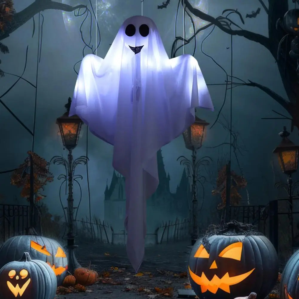 Halloween Themed Event Decor Spooky Halloween Hanging Ghost Decoration Set for Indoor Outdoor Haunted House Display for Family