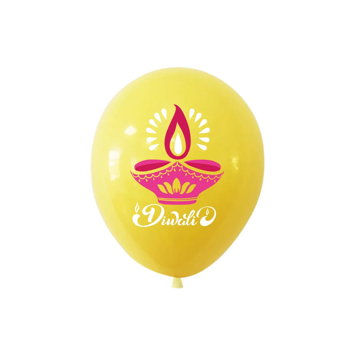 20Pcs Happy Diwali Theme 12inch Latex Balloons Background Photo Props for India Diwali Festival Birthday Party Decoration