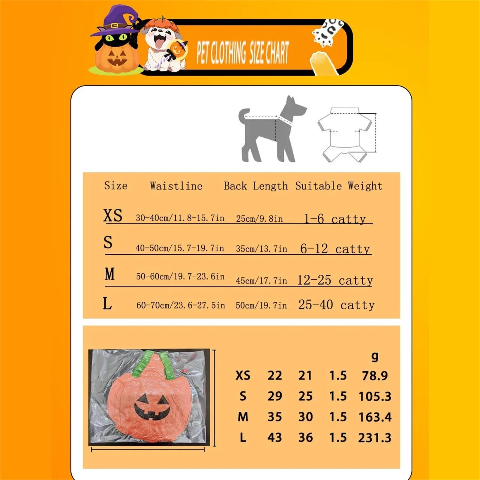 Halloween Dog Pumpkin Clothes Transformation Costume Cosplay Funny Cat Teddy Dog Special Events Apparel Comical Outfits