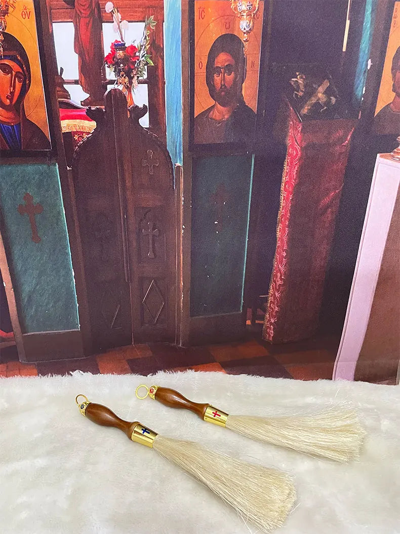 Orthodox Cross Relics Holy Water Stick Catholic Gift Christ Church Supplies Палочка со святой водой