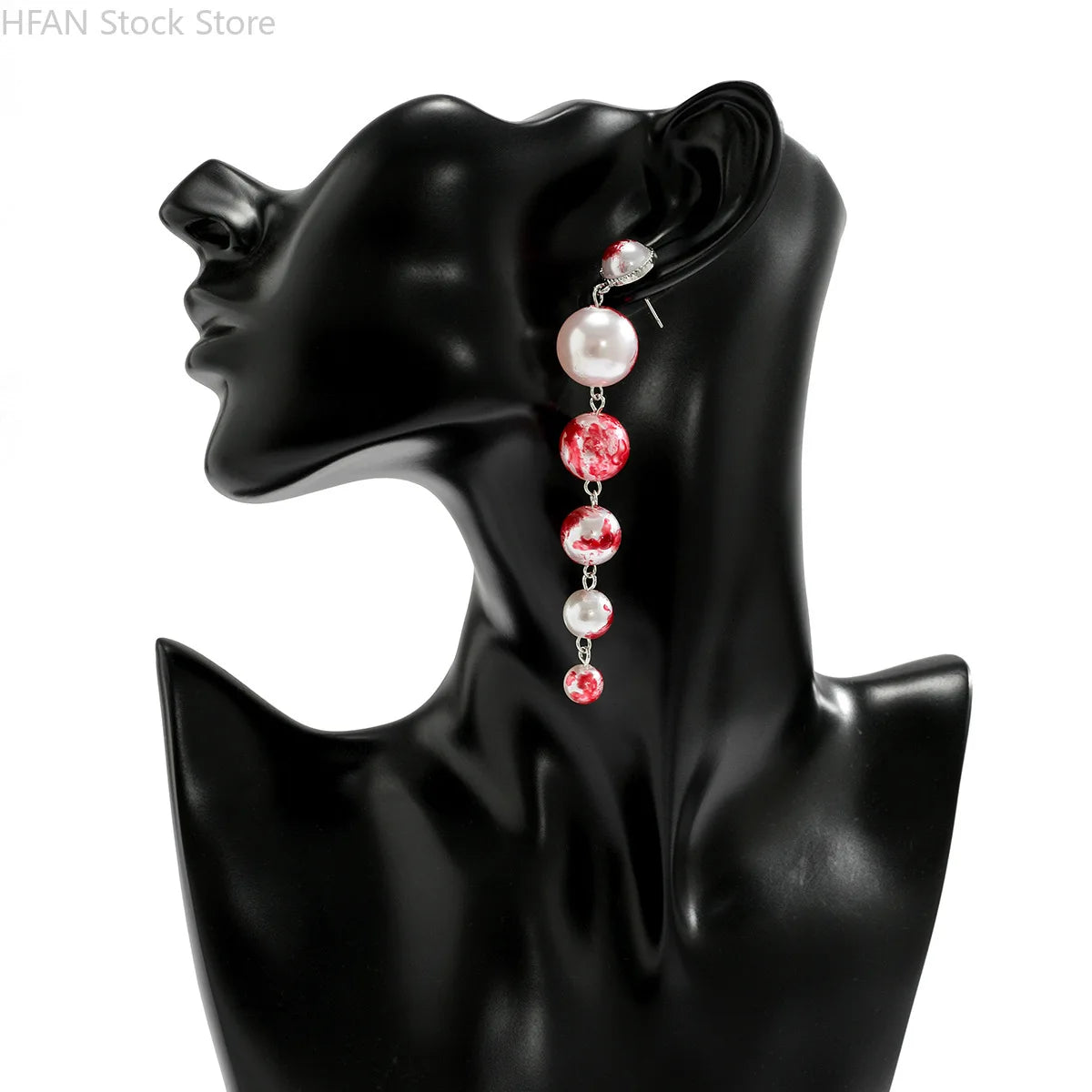 Necklace Dripping Blood Imitation Pearls Womens Necklace Halloween Choker Gothic Style Pearls Creative Tassel Choker Necklace