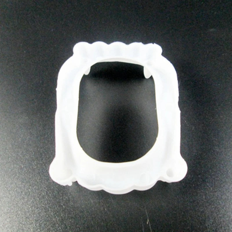 10pcs Halloween Party Prank Toys Simulation Rotten Teeth Vampire Denture Masquerade Cosplay Fake Teeth Trick Props