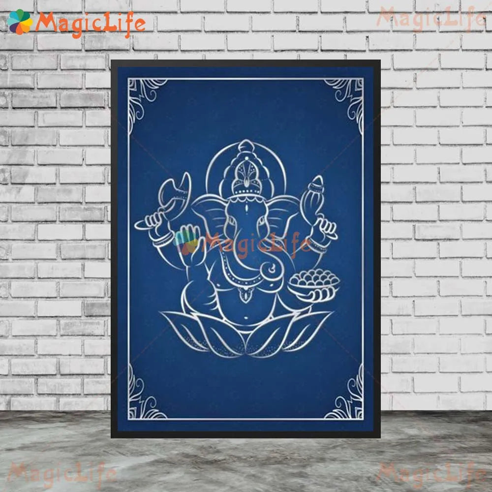 Hinduism India Diwali Religion Buddhism Wall Art Canvas Painting Posters Prints Wall Pictures For Living Room Decor Unframed