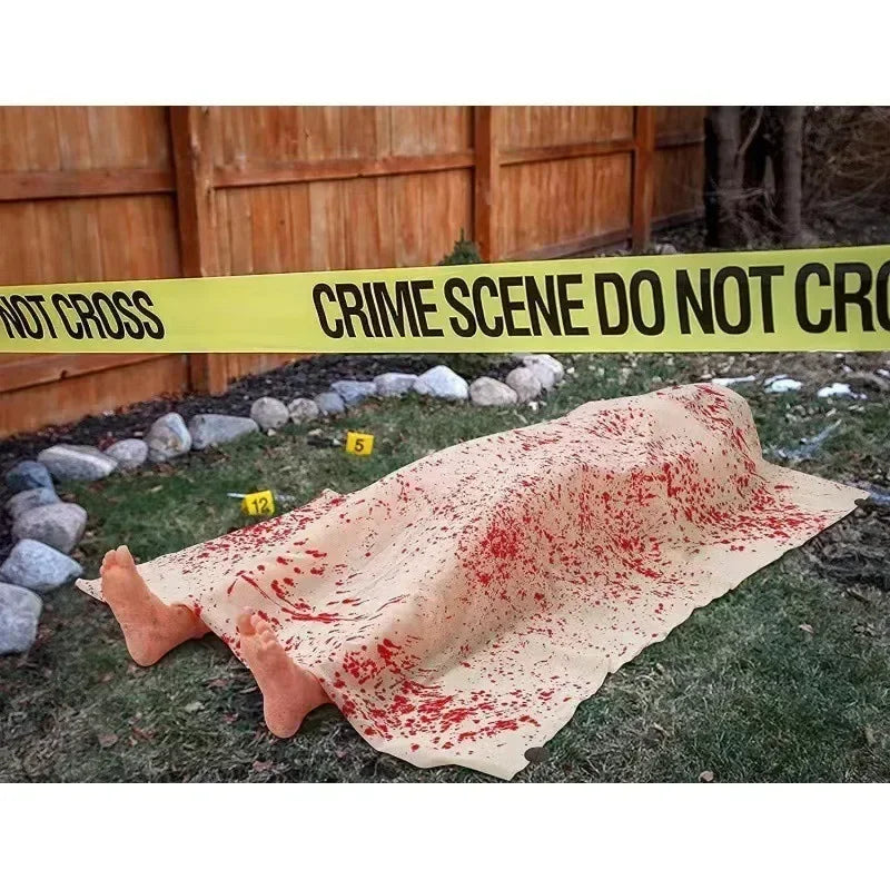 Halloween Props Decorations Outdoor Props Inflatable Mannequins Haunted Mansion and Secret Room Scary Atmosphere Decoration