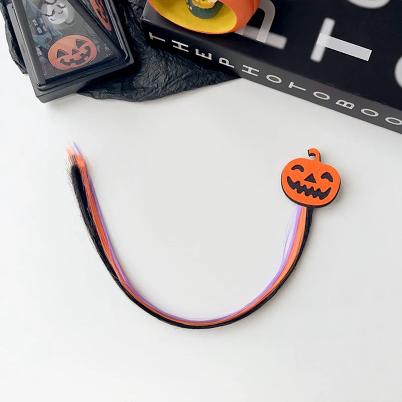 Pumpkin Bat Hair Clip Halloween Party Decoration for Kid Adult Halloween Cosplay Costumes Halloween Prop Ghost Party Accessories