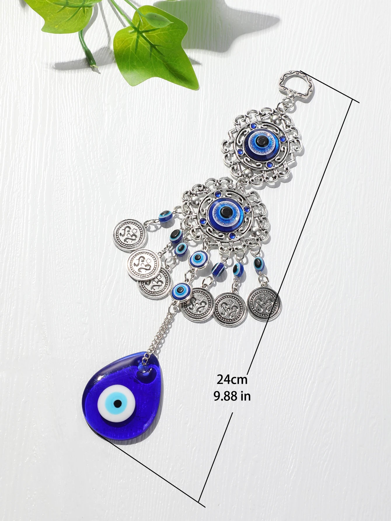 Evil Eye Hanging Wall Decor Gothic Spring Hanging Ornament Mental Wall Art Garden Decoration Outdoor Home Decoration Accessories