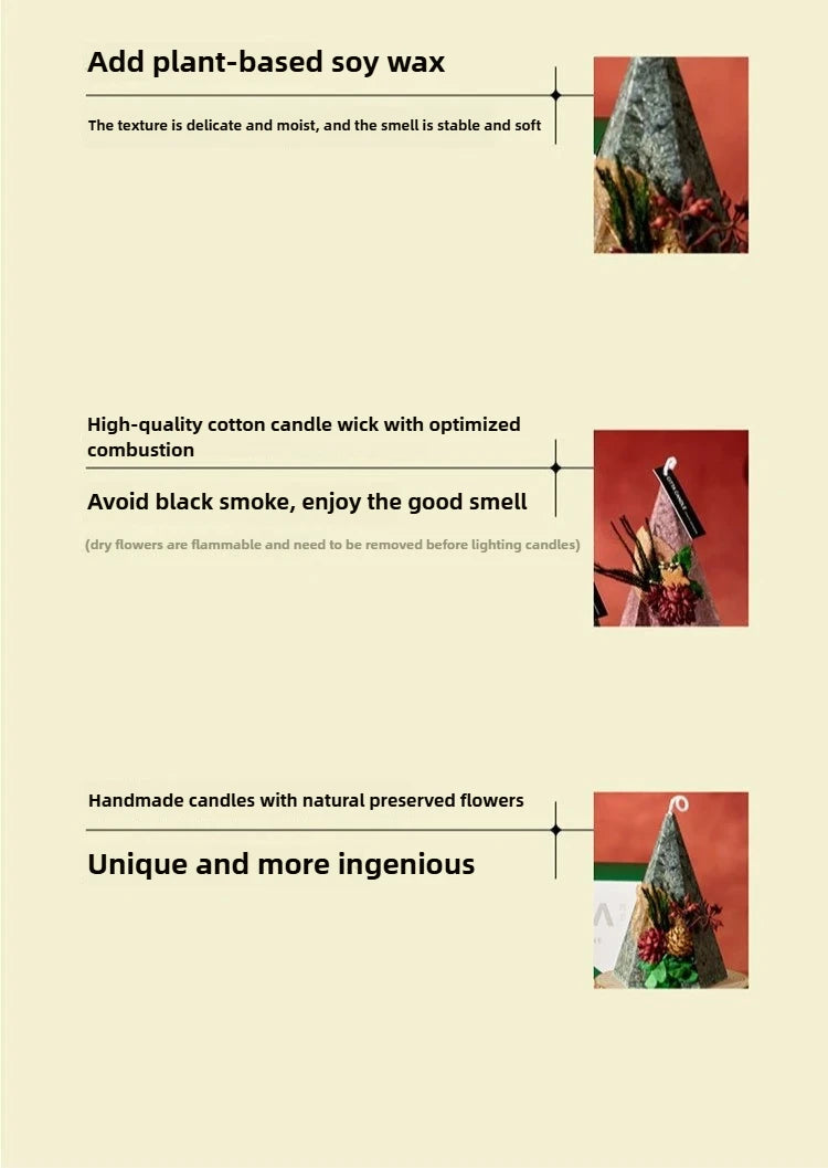 Christmas Tree Decoration Aromatherapy Candles Household Ornaments Christmas Gifts Souvenirs Atmosphere Decoration