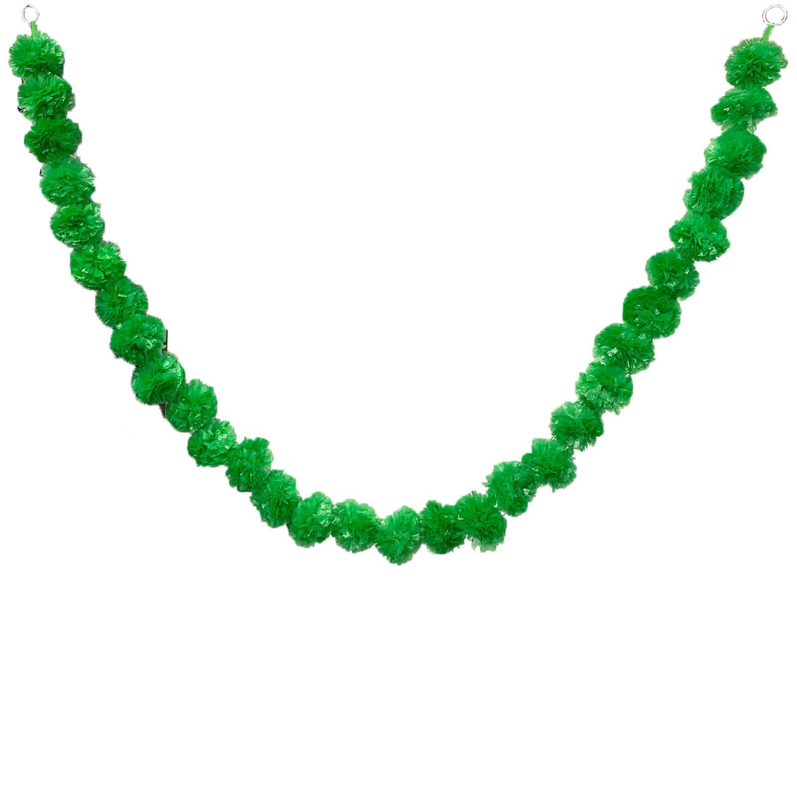 2 Pcs Marigold Flower Garland with бо Flowers for Diwali Mexican Dia de los Muertos DIY Wreath Day of The Dead Decor Party