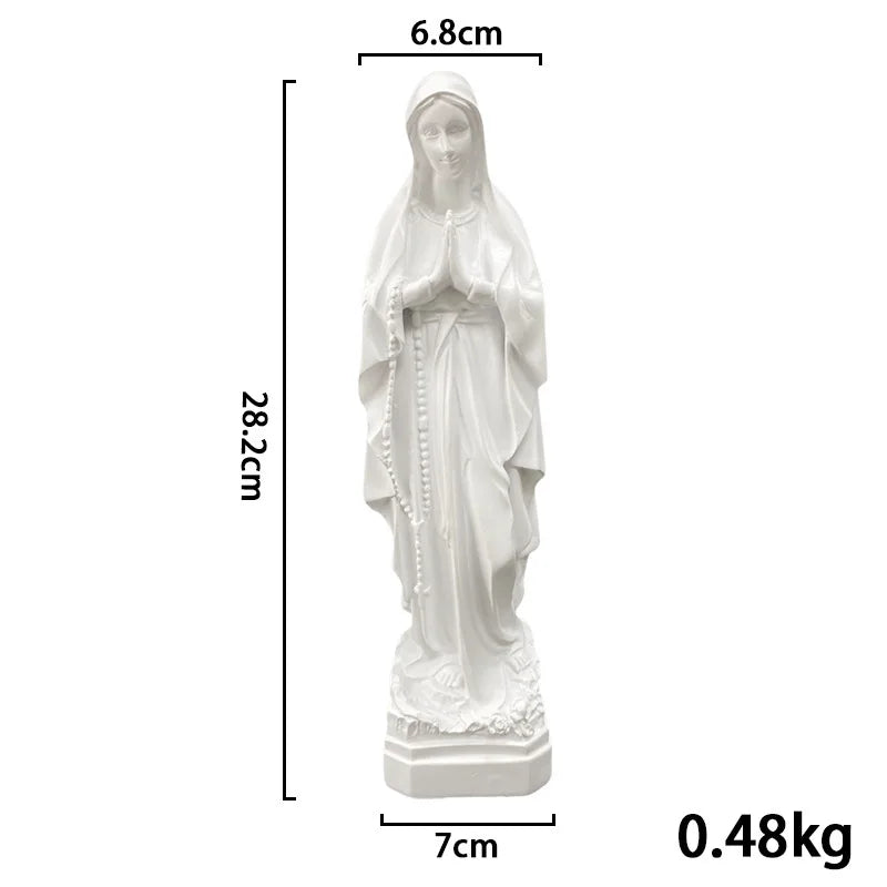 Vilead Our Lady of Guadalupe Figure Virgin Mary Statue Religious Gifts Ornament Mother God Home Decoration Sculpture Accessories