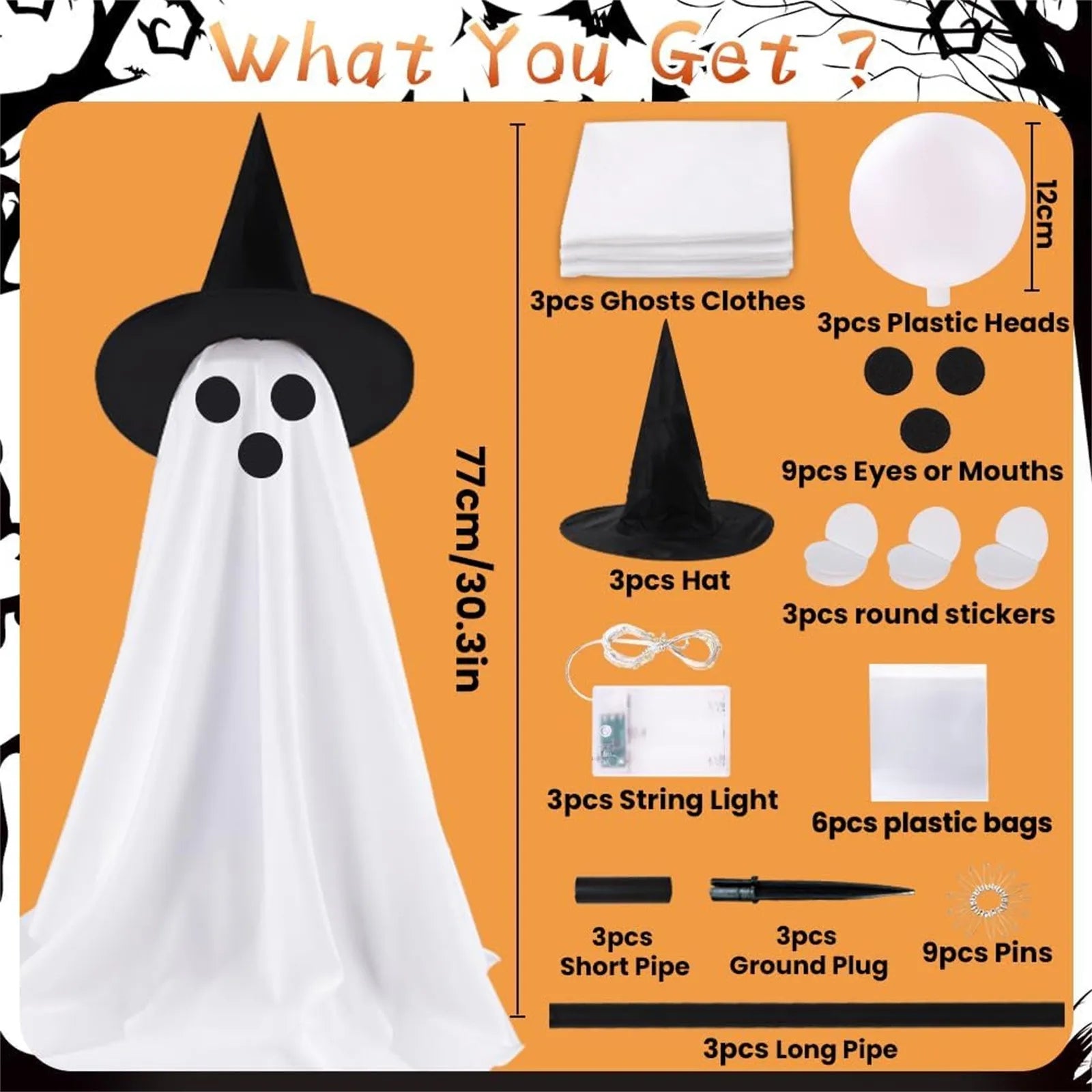 Day of The Dead Mexico Halloween Decoraiton Hallowen Ghost Decor Home Decor Haunted House Decor Indoor Atmosphere Setting Props