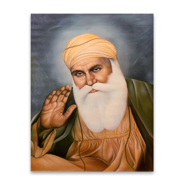 India Art The Ten Sikh Gurus Canvas Painting Wall Art Guru Nanak Posters Prints Sikhism Wall Picture for Living Room Decoration