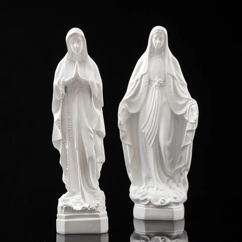 Vilead Our Lady of Guadalupe Figure Virgin Mary Statue Religious Gifts Ornament Mother God Home Decoration Sculpture Accessories