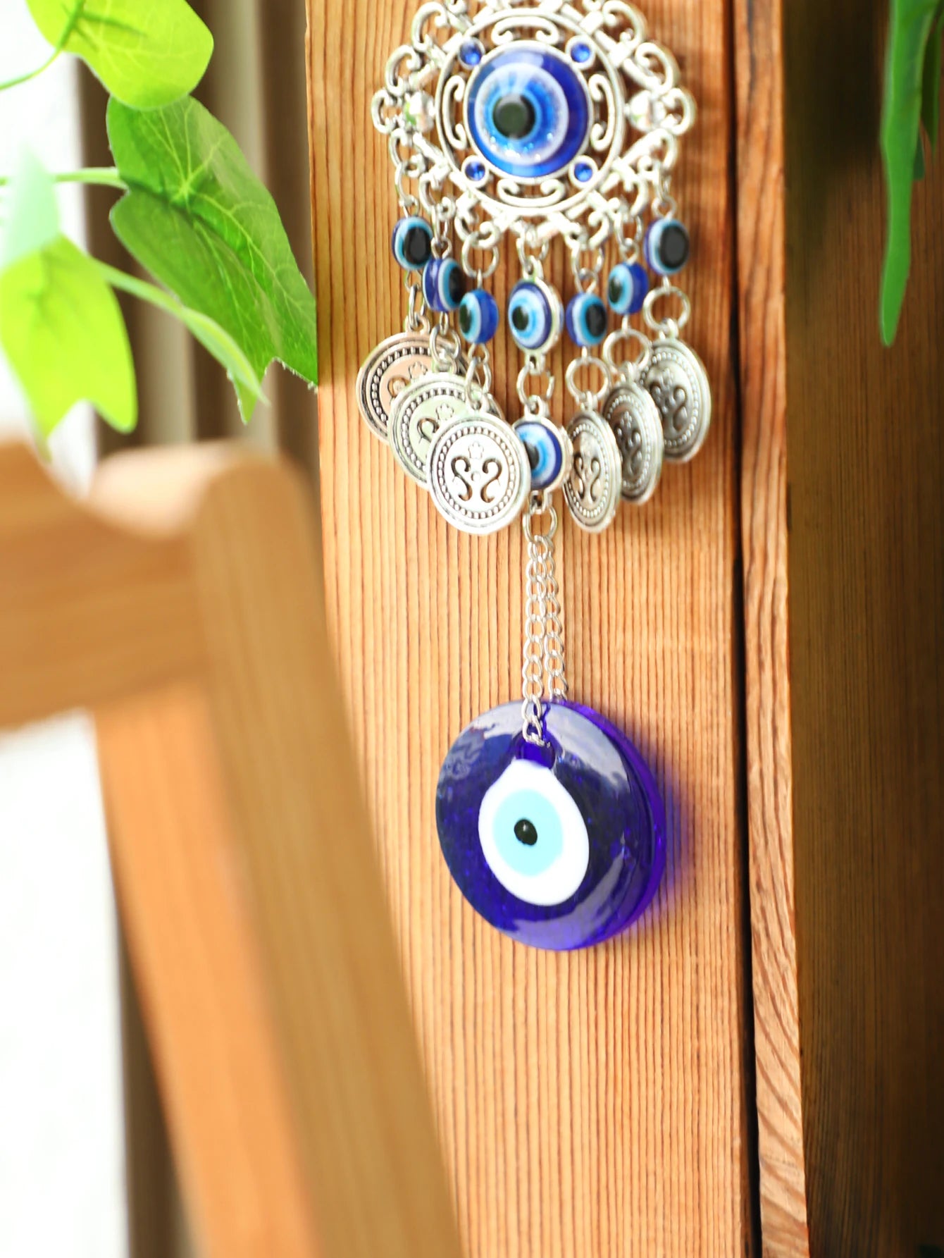 Evil Eye Hanging Wall Decor Gothic Spring Hanging Ornament Mental Wall Art Garden Decoration Outdoor Home Decoration Accessories