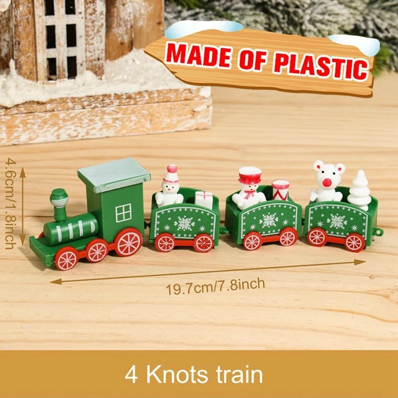 Christmas Train Merry Christmas Decorations For Home 2025 Cristmas Ornament Xmas Navidad Noel Gifts Happy New Year 2026 Gifts