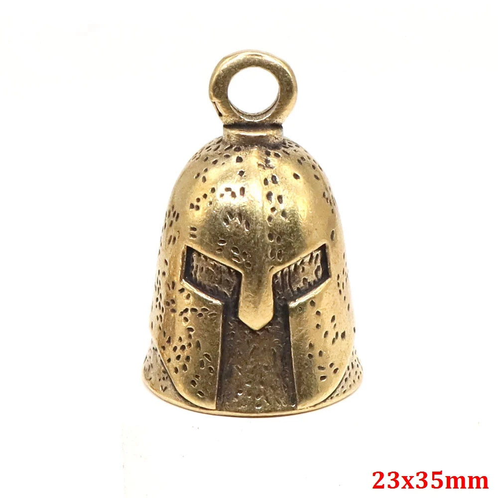 Brass Handicraft Die-casting Drop Bell Key Car Button Wind Bell Tibetan Bronze Bells Creative Gift Home Decoration Accessories