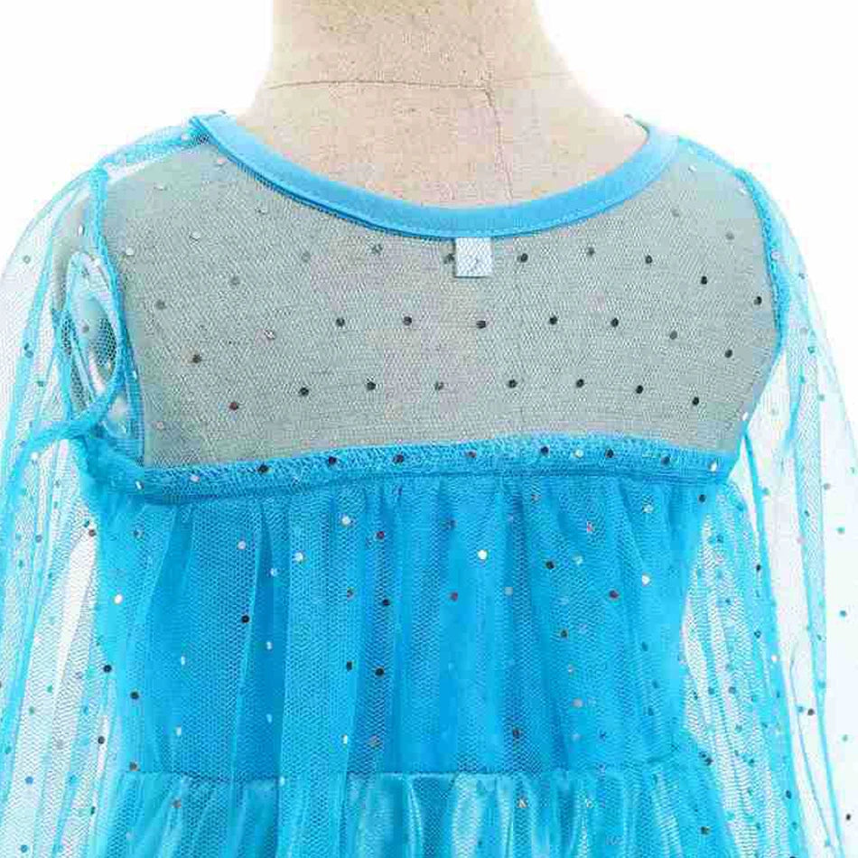 Elsa Dress for Girls Birthday Princess Dress For Kids Halloween Carnival Easter Party Cosplay Girls Costume
