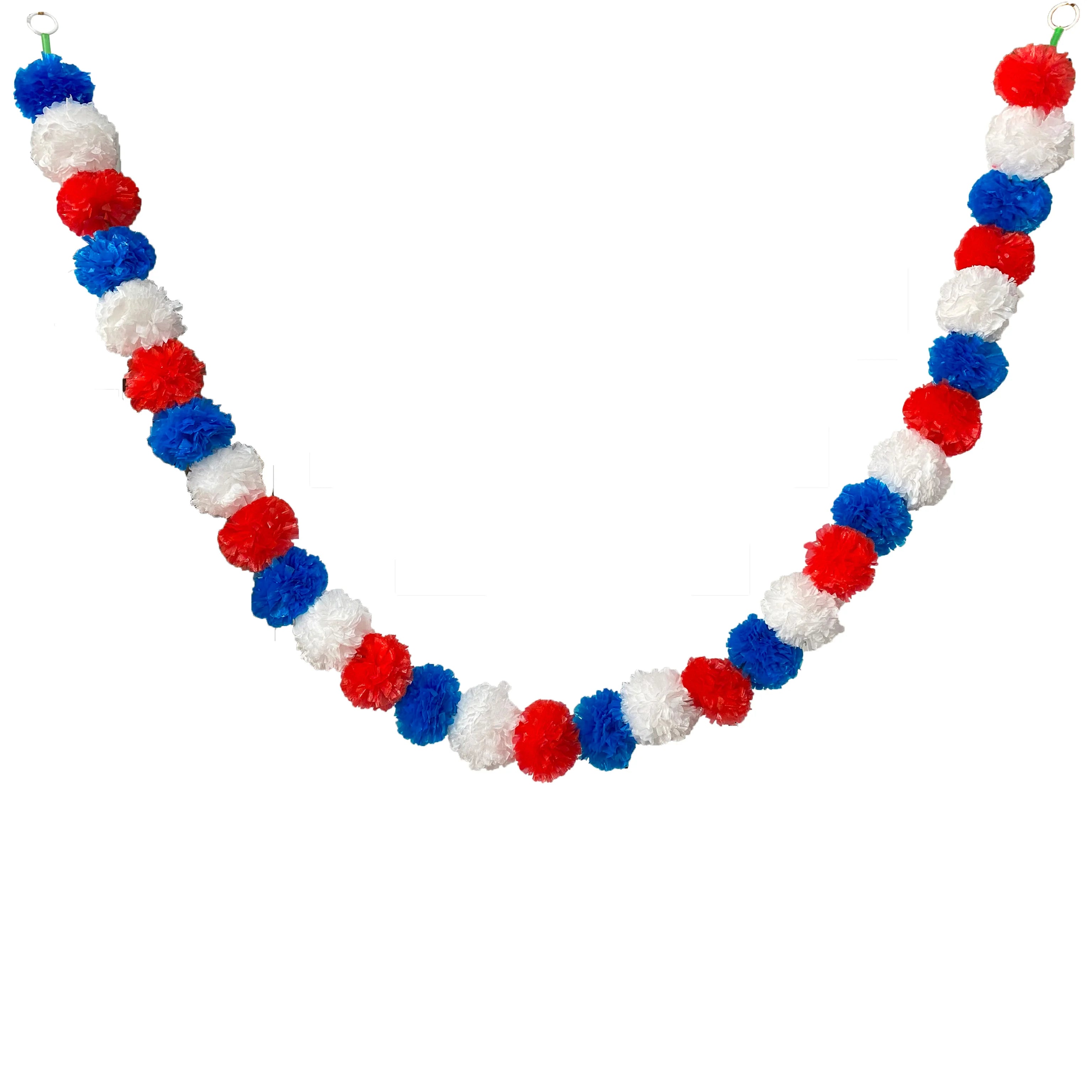 2 Pcs Marigold Flower Garland with бо Flowers for Diwali Mexican Dia de los Muertos DIY Wreath Day of The Dead Decor Party