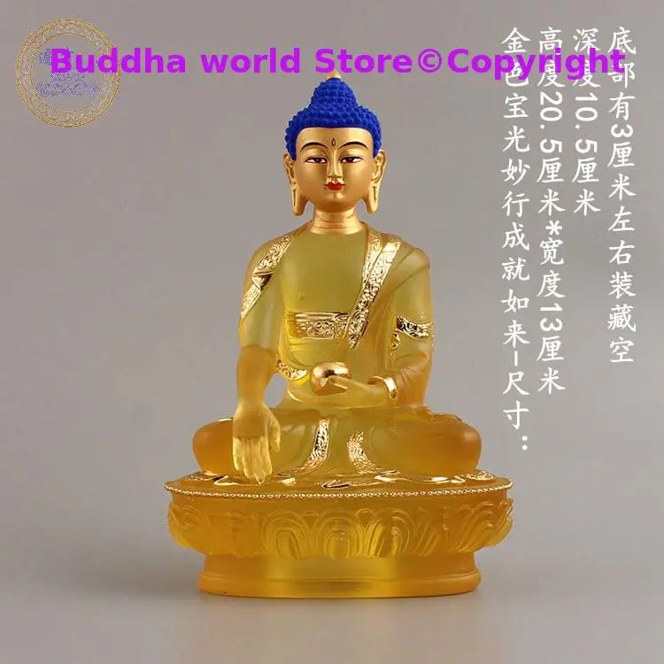 7PCS Southeast Asia home Store SAFE GOOD LUCK Talisman Amitabha Sakyamuni Phra Sompo Gods Seven Buddha of pharmacist statue