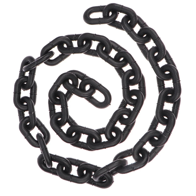 1.5m Funny Plastic Simulation Chain Dog Pet Leash Pet Tractions Rope Halloween Props Pet Supplies Leash