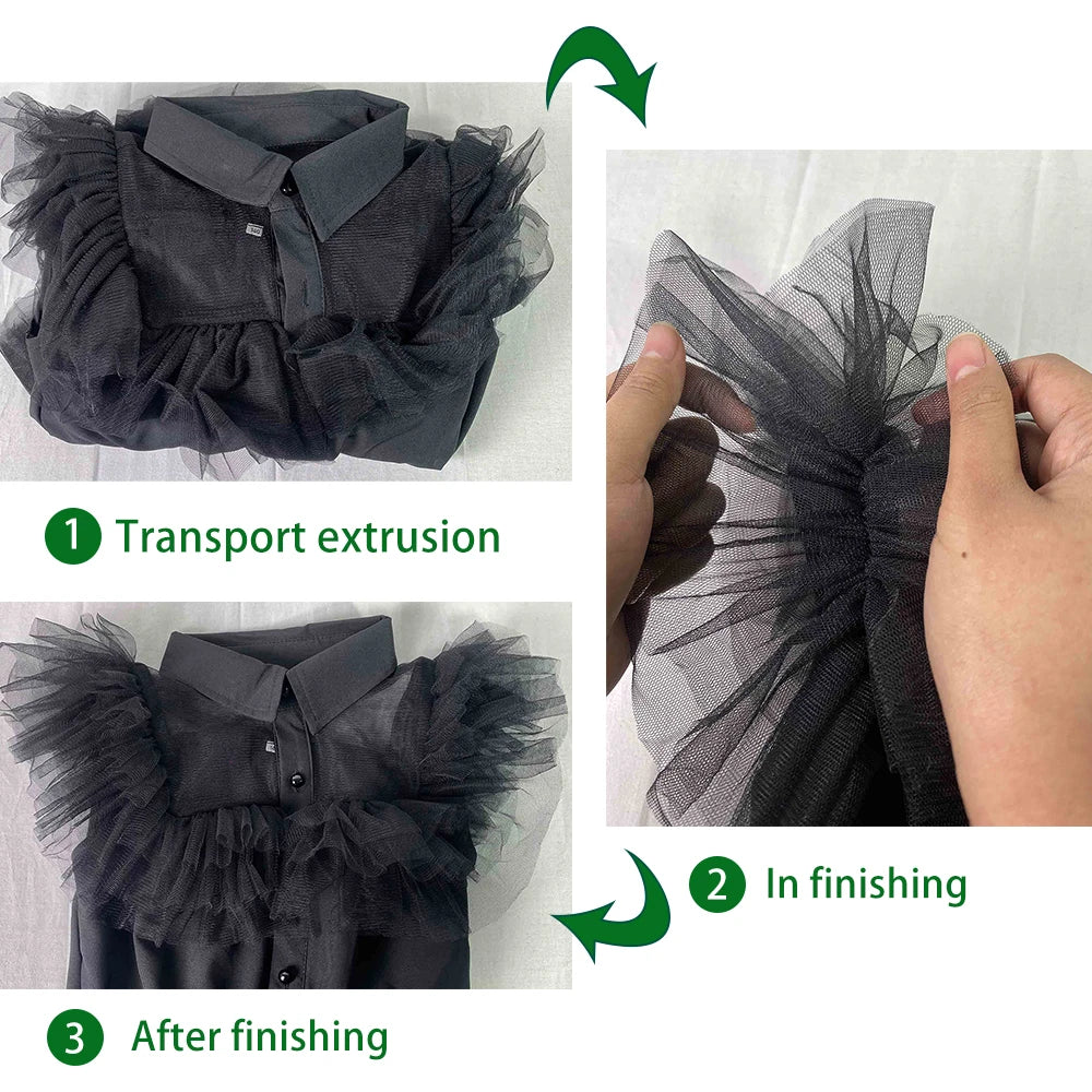 KLFLGD Black Lace Halloween Dress Up Girl's Birthday Party Performance Dress New Girl Role Playing Dress 4-12 Years Old