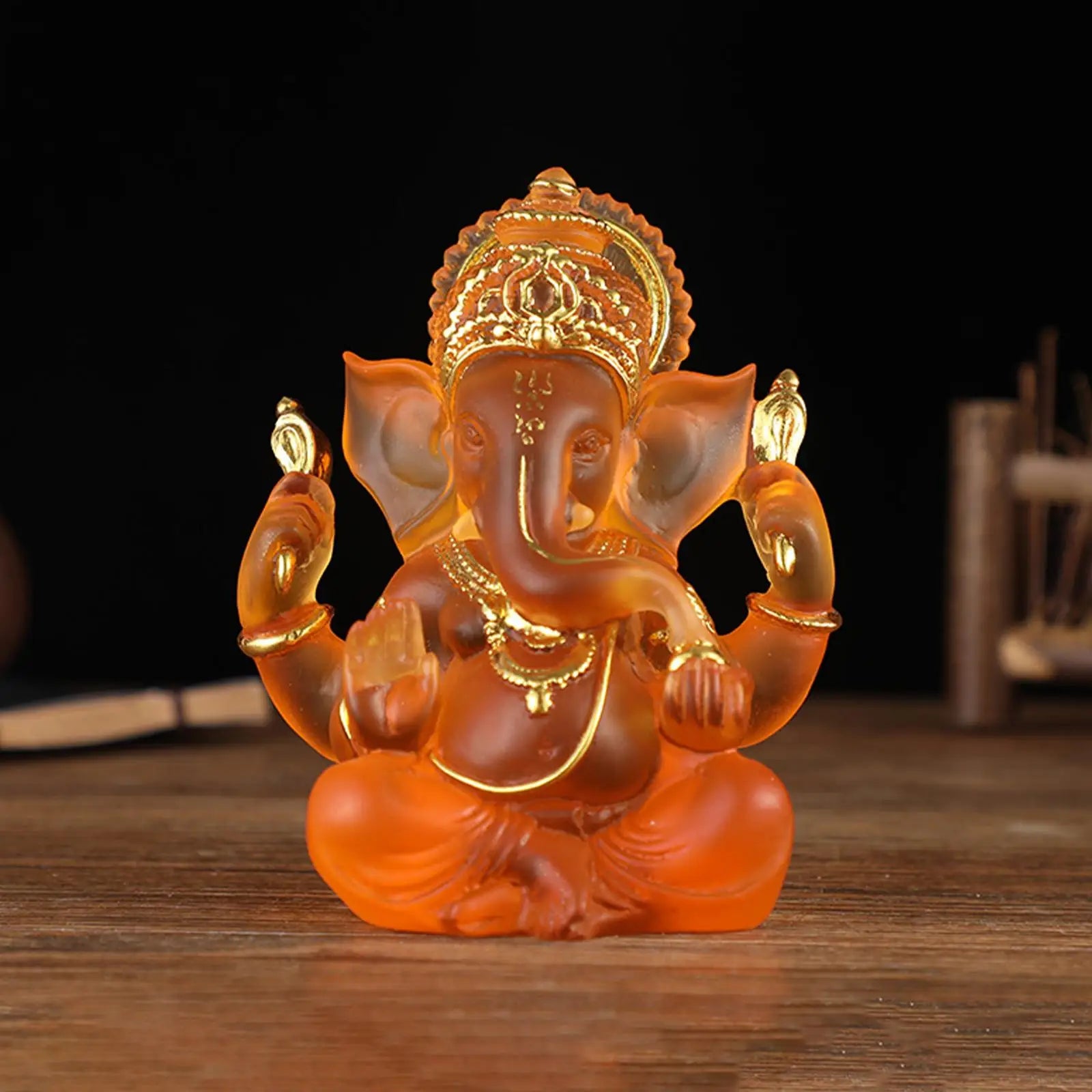 Lord Ganesha Statues- Hindu Elephant God Statue Resin Sculpture Indian Buddha
