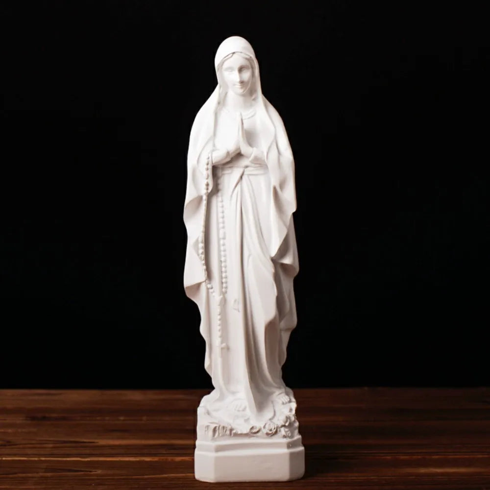 Vilead Our Lady of Guadalupe Figure Virgin Mary Statue Religious Gifts Ornament Mother God Home Decoration Sculpture Accessories