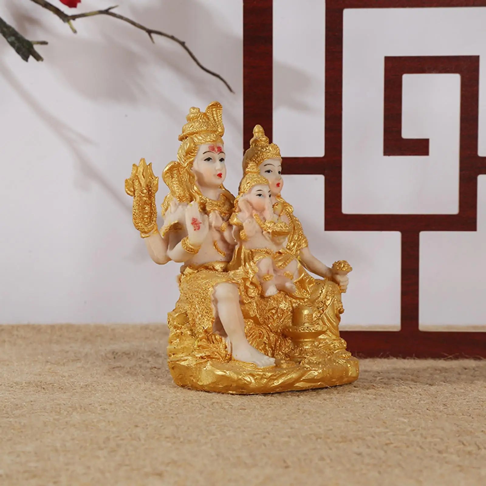 Hindu Deity Hindu Decoration Holding Baby Fengshui Gifts Buddha Statue for Altar