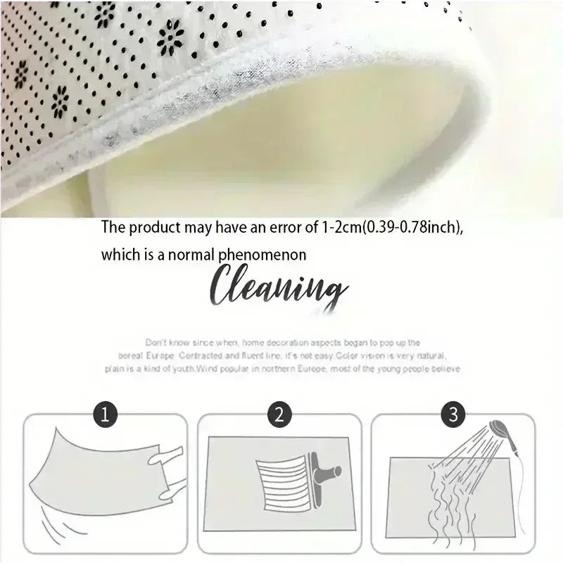 1pc Halloween Bloody Footprint Welcome Doormat Hand Wash Only Decor for Front Door Porch Kitchen Bedroom Halloween Decorations