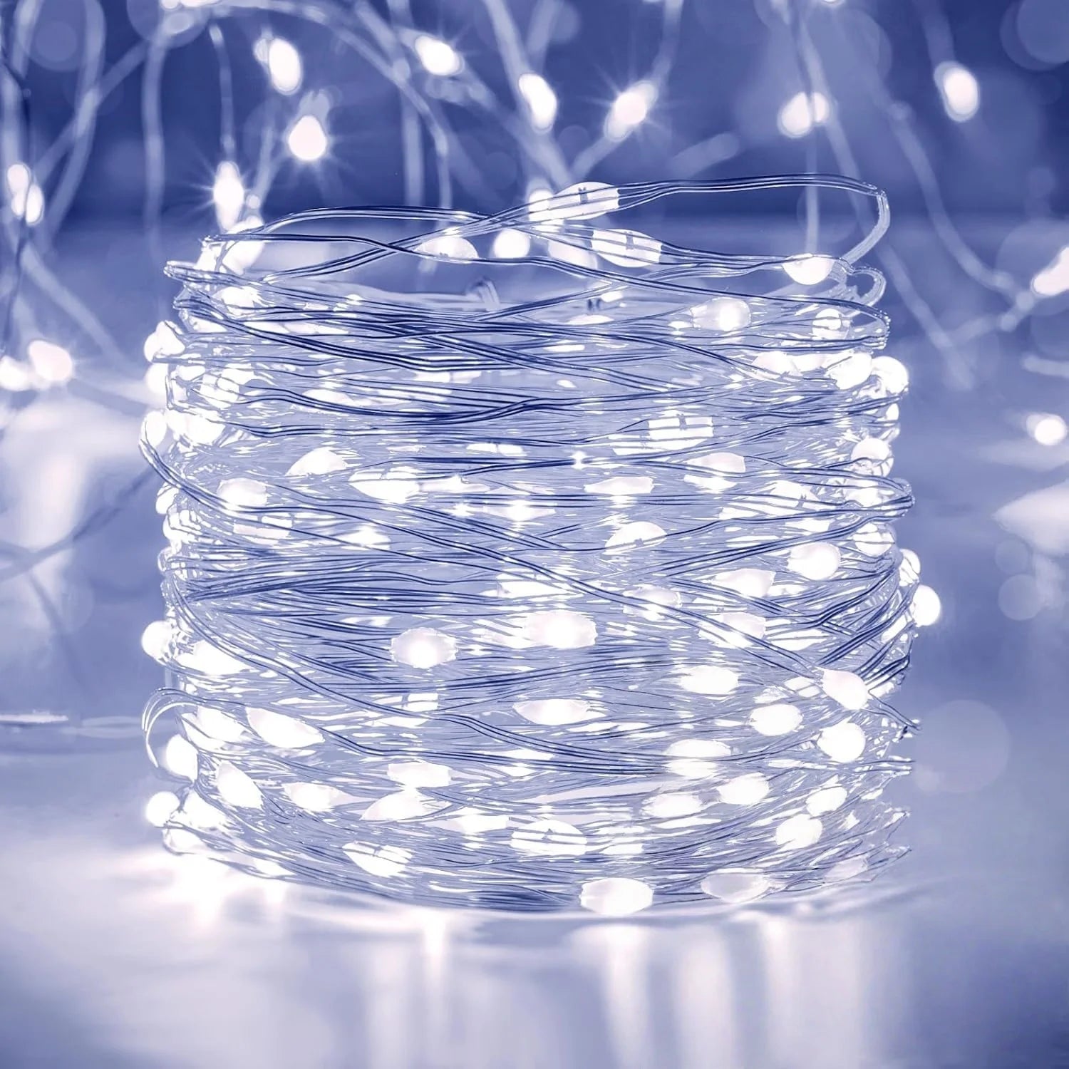 Battery Powered LED String Lights 10/20/30/50/100LED Copper Wire Lights for Camping Wedding Flowers Christmas Decoration