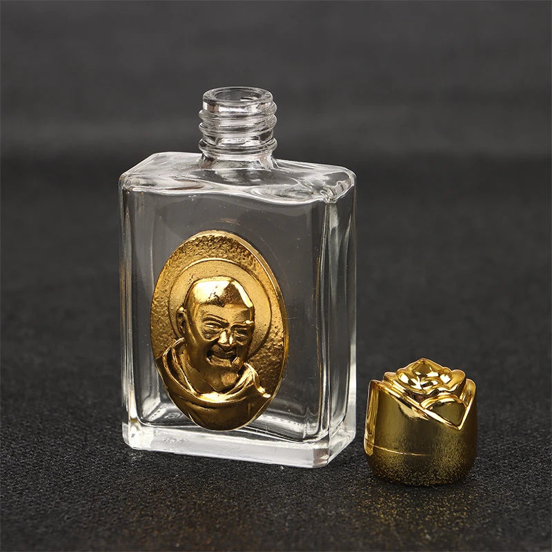 11 Types Of Glass Holy Water Jesus Bottle Religious Cross Bottle Christian Virgin Sculpture Bottle Refillable Holy Water Bottle