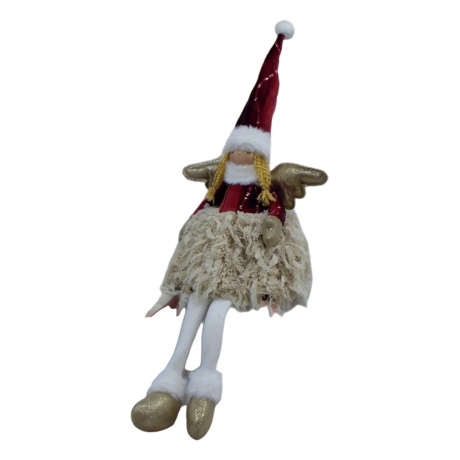 Christmas Little Angel Girl Doll Cartoon Princess High Hat Doll Window Display Long Leg Christmas Doll Suministros NavideñOs