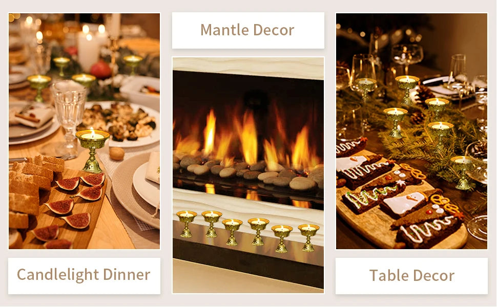 4-50Pcs Diwali Diya Lamp Brass Oil Lamp Copper Butter Lamp Holder Traditional Indian Oil Lamp for Puja Kuber Indian Diwali Gifts