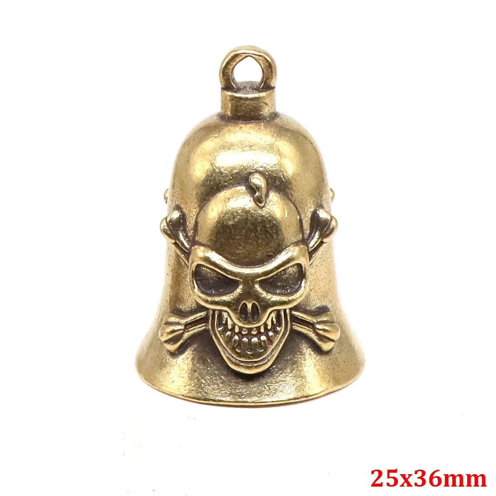 Brass Handicraft Die-casting Drop Bell Key Car Button Wind Bell Tibetan Bronze Bells Creative Gift Home Decoration Accessories