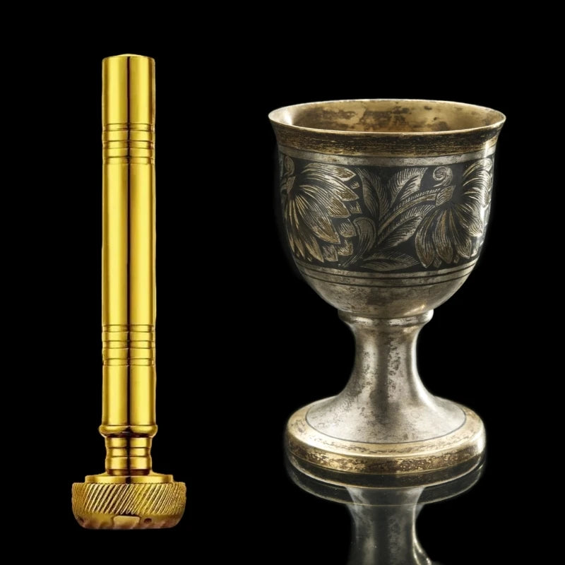 Holy Water Sprinkler, Holy Water Container With Leather Case for Religious Event and Baptisms Blessing Instrument 87HA