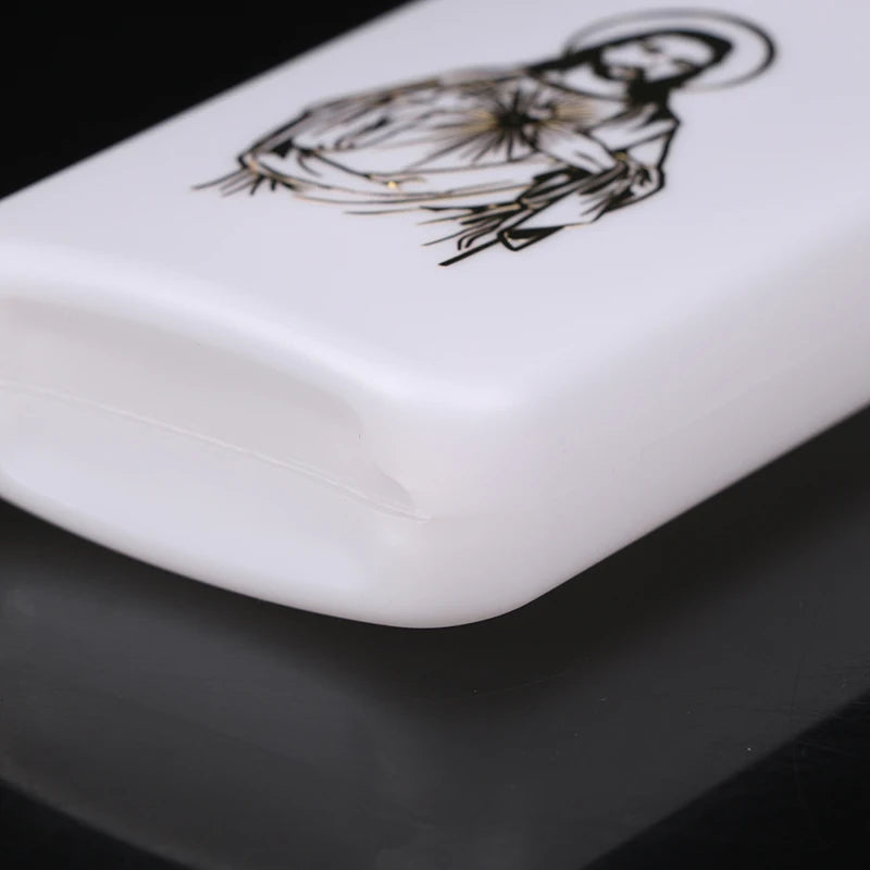 100ml Holy Water Bottles With Screw Lid Plastic Holy Water Container Holy Water Empty Containers With Gold Cross