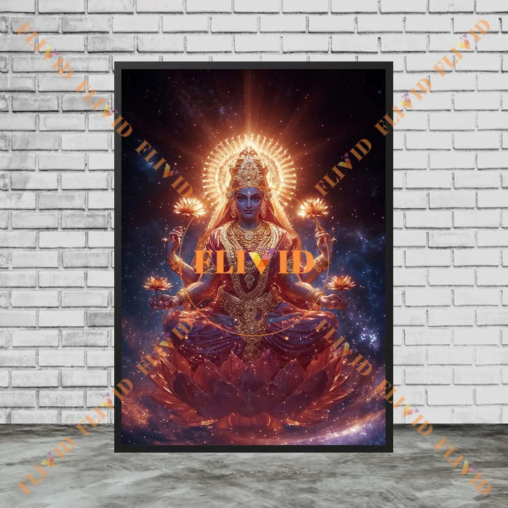 Hindu Goddess Parvati Shiva Vishnu Religion Poster Wall Pictures For Church Decor Wall Art Canvas Painting Posters Unframed