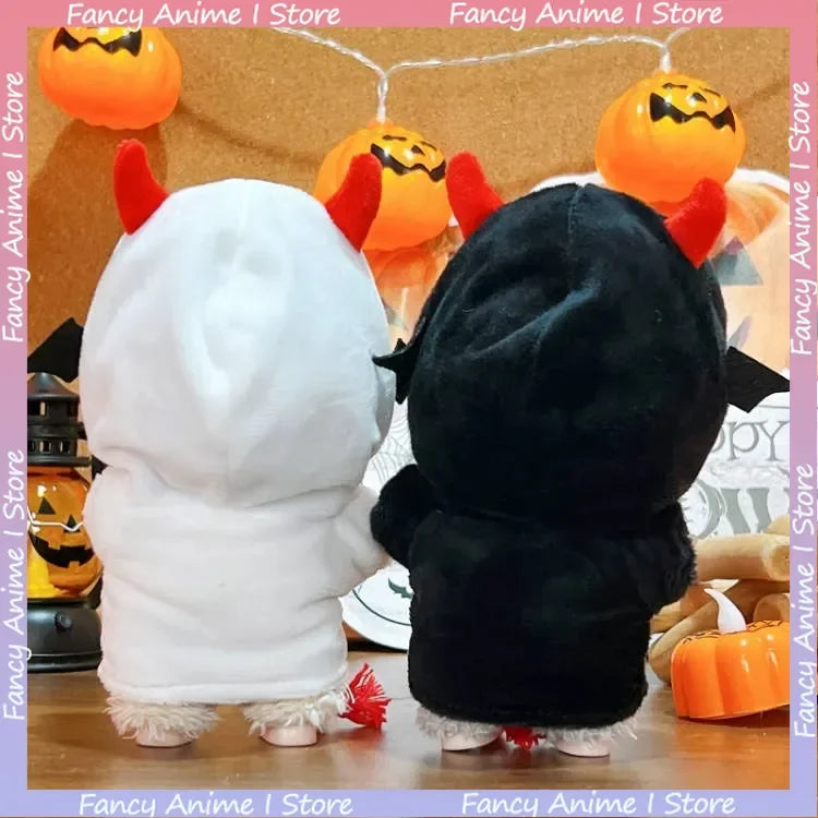 Halloween Labubu Doll Clothing Bat & Little Devil Hoodie Accessories for V1 V2 V3 Labubu Halloween Dress Up Accessories Gifts