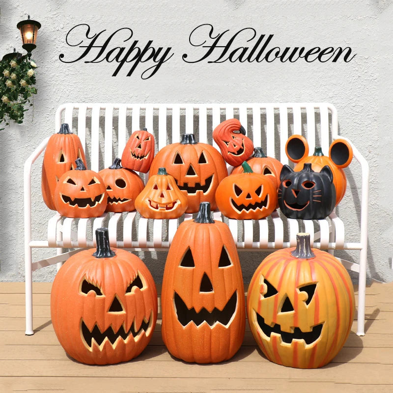 Halloween Decoration Pumpkin Led Lights Festival Accessories Outdoor Yard/garden Decor Horror Party Scream Ghostface Halloween