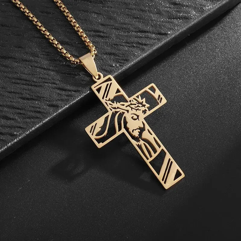 Vintage Hindu Symbols Rune Amulet Pendant Necklace Charm Men\'s Religious Style Prayer Amulet Jewelry Gift