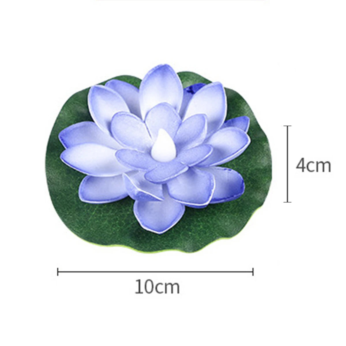 15/10CM Diwali Floating Induction Lotus Lamp Garden Led Pink Battery Powered Lights Outdoor Waterproof Landscape For Night Light