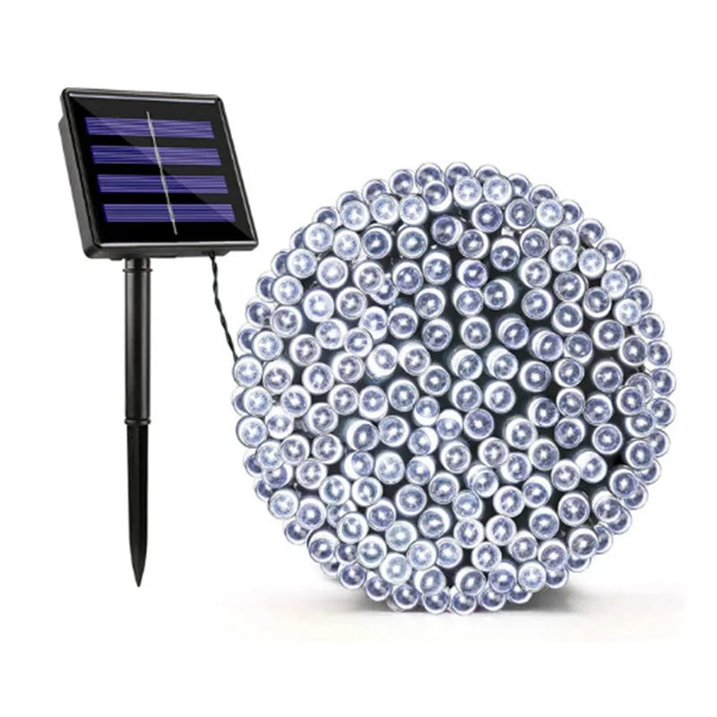 Solar String Lights Outdoor Waterproof Solar Fairy Lights 8 Modes LED String Lights for Garden Patio Wedding Decorations