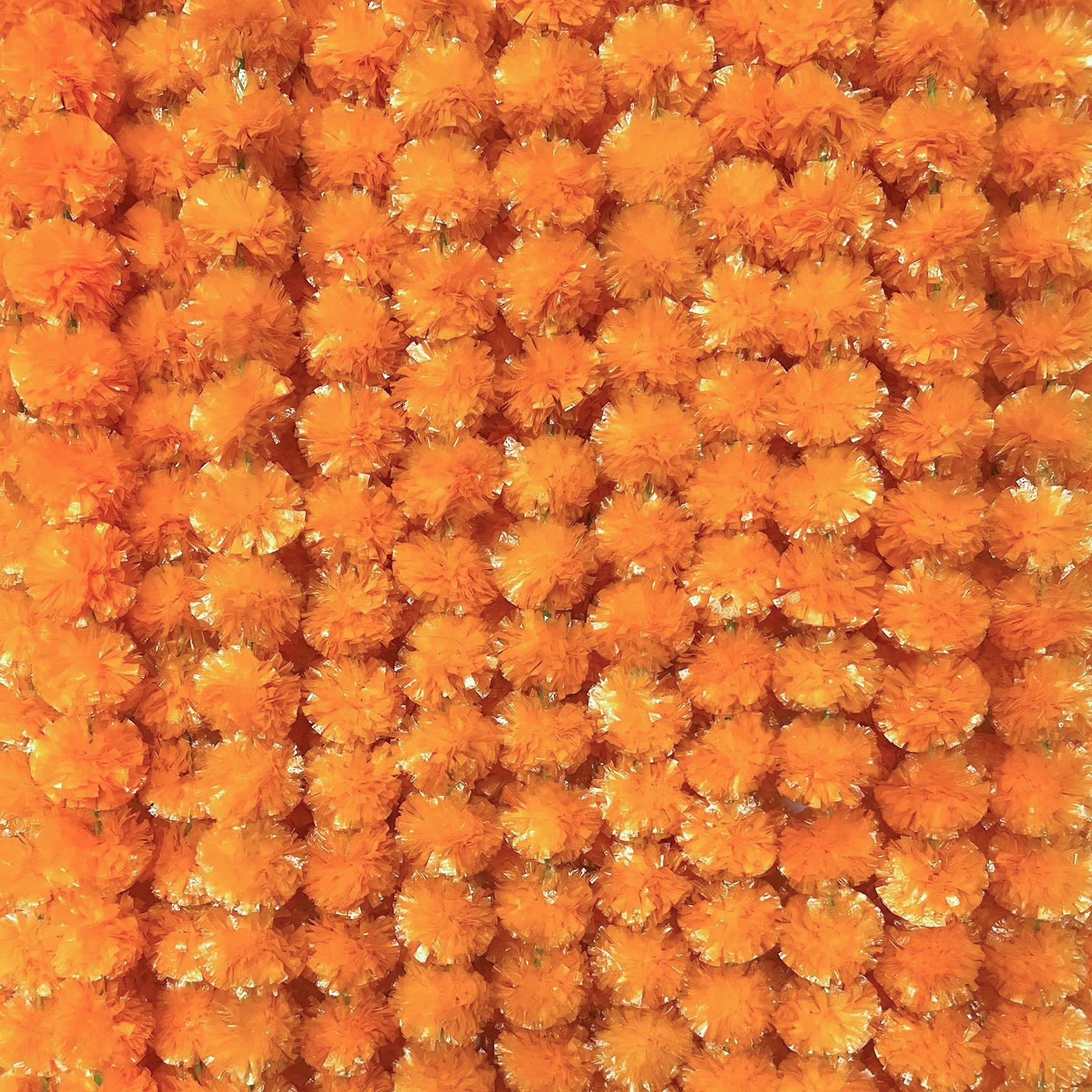 5-50pcs Marigold Garland For Decoration 5 Ft Artificial Flower Garland Mexican Fiesta Day of The Dead/Diwali Pooja Decor/Wedding