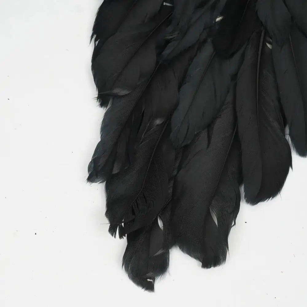 Black Feather Wings Creative White Handmade Angel Wings Party Props Cosplay Little Wings Halloween