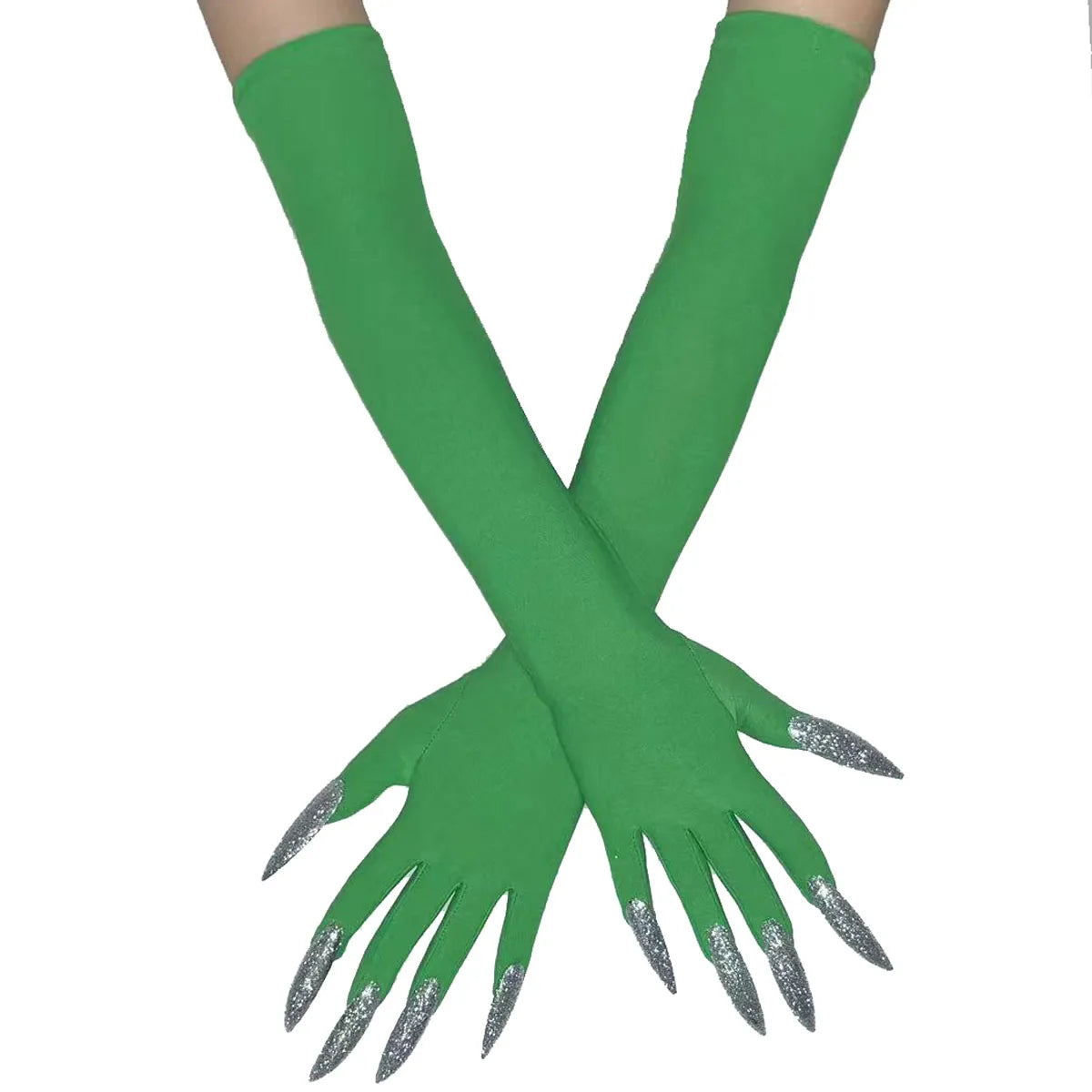 Cool Halloween gloves long ghost claw dress up gloves fashionable red long nails Cosplay Halloween funny gloves A529