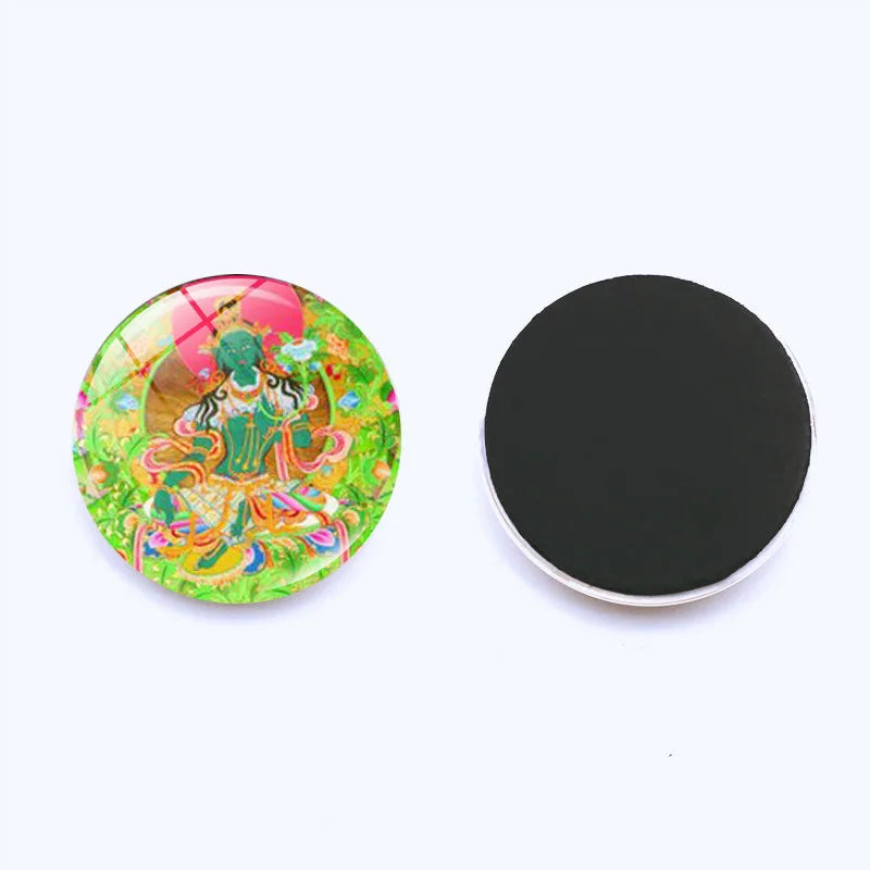 Hinduism, Gods, Elephant Head Gods, Time Gems, Refrigerator Stickers 25mm