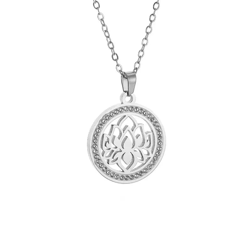 Vintage Hindu Symbols Rune Amulet Pendant Necklace Charm Men\'s Religious Style Prayer Amulet Jewelry Gift